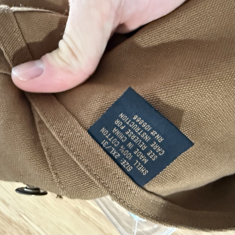 Outback Rider Double Knee Overalls Vintage Canvas Thick Cargo Utility Mens 2XL - Picture 8 of 9